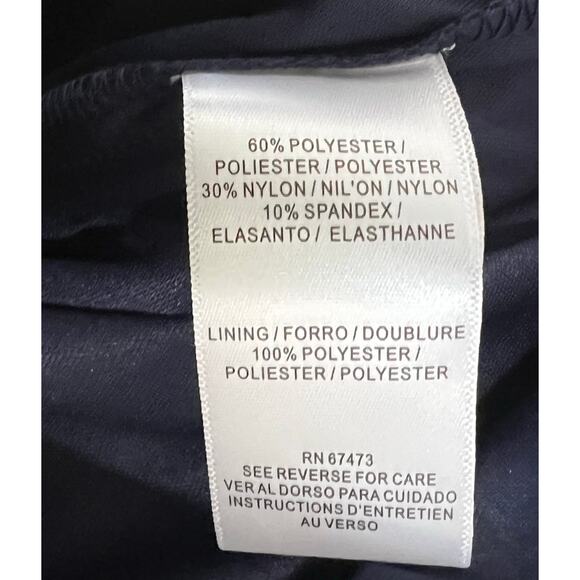 Maison Tara Women's Long Sleeve Velvet Burnout Mock Neck Maxi Dress Blue Sz 8 - Picture 8 of 8